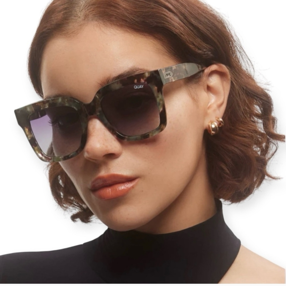 NIB Rare Quay Tortoise Shell Sunglasses Icy
